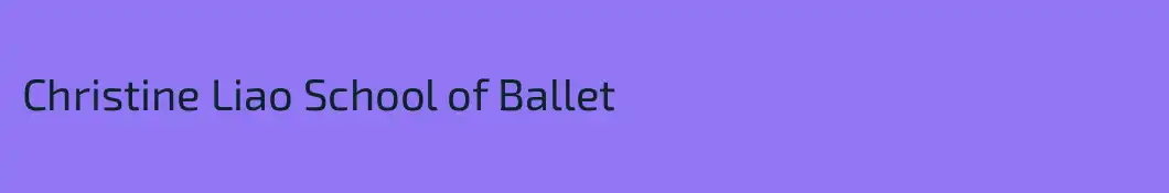 Christine Liao School of Ballet